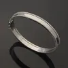 Rostfritt stål som gör armband klassisk fyrbladklöver med diamantkvinnor armband designer smycken hög quatily modeparty214l