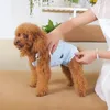 Macacões de vestuário para cães macios elegante mantenha o filhote de cachorro sem mangas, calças sanitárias menstruais, suprimentos de calça curta