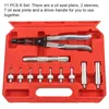 Conjuntos de ferramentas profissionais de mão PCS Válvulas de vedação de óleo Sleeve Conjunto de articula