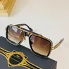 Hombres Mujeres Gafas de sol de diseño DITA GRAND LXN EVO 403 Metal Minimalista Retro Mach Colección gafas de sol Nuevo diseño Masonry Cut Edge Caja original