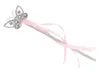 Butterfly Princess Fairy Wand Girls Kids Magic Ribbons Wands Streamers Kostym Fancy Dress Props Rosa Blå Bachelor Party Favor BBB14914