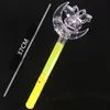 Party Supplies Led Magic Wand Children Luminous Toy Colorful Star Moon Fjäril Glödande grossist Snow Princess Romance Crown Flash Stick 2023