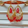 2022 Dangle Lustre Nouveau Luxe Élégant Cristal Goutte D'eau Boucles D'oreilles pour Femmes Snowfale Fleur Fête Longue Pendientes Bijoux Cadeaux