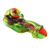 4.9'' Creative resin pipe silicone pipes squid silica gel small tabacco tool