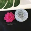 10 Stili 3D Camellia Peony Daisy Lotus Flower Pendant Jewlery Making Tools Stampi in resina epossidica