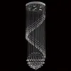 D50cm * H130cm Luxe Kroonluchter K9 Crystal Ball Spiral Art Luminaire Decoratie Regen Drop Luster Hanglamp Plafond Kroonluchters MyY10546A