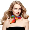 Scarves Rainbow Bandana Unisex Square Scarf For Party Celebration Supplies Gay Pride LGBTQ Bandanas Headband Handkerchief226k