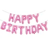 Dekoracja imprezy 13pcs/Set Happy Birthday Letter Foil Balons Globos Baby Shower Dzieci