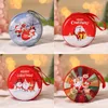 Present Wrap 2st Santa Claus Christmas Tree Ornament Bag Merry Candy Box Kids Year Gifts Toys Earphone Coin Boxgift