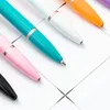 Anpassbarer Metall -Push -Kugelschreiber mit Clip Mode Bunt Press Point Pens Home Office School Schreiben Schreibschüler Angebot Promotion Geschenk ZL0821