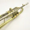 Advanced Custom Professional Margewate Trumpet BB Tune Brass Golded Professional Music Instruments с корпусом