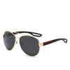 Créateurs de mode de mode Polarise Sunglasses Men Femmes Pilot Pilot Sunglass Luxury UV400 Pltures de soleil Eyewear Driver Metal Frame Polaroid Glass 297i