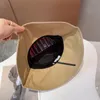 럭셔리 디자이너 버킷 모자 세련된 순수한 면화 헤드 둘레 58cm 단색
