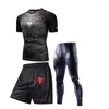 Survêtements pour hommes Rashgard Survêtement Hommes Compression Running Suits Fitness Jogging Workout Séchage rapide Mens Set Gym Training Sport Jiu Jitsu