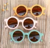 Occhiali da sole 2023 Cute Flower Round Kids Occhiali da sole per bambini Occhiali da sole Uv400 Floral Boy Girl Lovely Baby SunGlass