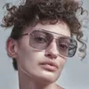 Occhiali da sole Fashion Classic Square Cool Men Vintage Brand Design Occhiali da sole in metallo Occhiali da sole da donna UV400 Oculos De SolOcchiali da soleOcchiali da sole