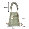 Crocodile Pattern Small Bucket Bag Crossbody Bags for Women 2021 Fashion Purses and Handbags Luxury Female Designer Bag Brand G220422