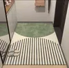 Carpete de veludo de cristal para entrar no tapete do chão da casa segurar porta leve Luxo alpendre nórdico cortado non
