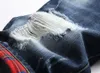 Jeans Denim Shorts Men Patchwork Ripped Summer Designer Men's Bleached Retro Big Size Short Pants Trousers 28-42