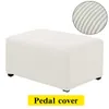 Stol täcker stretch soffa täcker fotpall fotstöd pedaler pall bänk kudde elastiska möbler skyddsavlägsnande slip coverchair