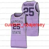 Mężczyźni Młodzież Niestandardowe Kansas State Wildcats Jersey NCAA Kuller Koszykówka Mark Smith Dean Wade Beasley Markquis Nowell Mitch Richmond Selton