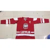 Nik1 Personalizza 2020 1Team Lettonia Latvija Maglia da hockey Ricamo cucito Personalizza qualsiasi numero e nome Maglie
