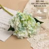 Flores artificiales 15 colores 47 cm Hortensia Flores de seda para la decoración de la boda en el hogar con tallos largos