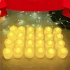 12Pcs Electronic LED Tea Light Candles Realistic BatteryPowered Flameless Candles for Home Bedroom Party Wedding Festival Decor 220527