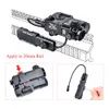 PERST-4 IR and Laser Visible Green Laser Scope With KV-5PU Wire Remote Switch Brightness Adjustable Airsoft Tactical Weapon Light Hunting Rifle Sight