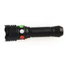 Haute puissance forte magnétique rouge vert blanc lumière rechargeable LED de poche Torch2583999