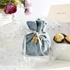 Flanette Bag Jewelry Packaging Gift Candy Wedding Party Goodie Favors Bolsas de sacolas prendidas presentes bolsas de doces
