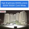 LED Flood Light Floodlight , 200W 400W 600W Ultra Bright Outdoor Flood Security Lamp 60000lm,6500K Cool White, Waterproof IP65 for Garden,Yard, Party, Playground