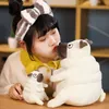 1Pc 1530Cm Beautiful Fat Pug Cuddles Kawaii Sit Pug Dogs Toys Stuffed Dolls Cushion For kids ldren Birthday Gift Dolls J220729