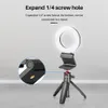 Vijim CL07 4 '' Selfie Yüzük Işıkları Webcam Işık Için iPad Tablet Laptop PC Video Konferans Işık 1/4 '' Taban Dağı Klipsi ile Yeni