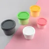 100pcs 50ml 100mlグラムPPメイクアップボトル空のプラスチックジャー付き化粧品包装コンテナフェイシャルマスクボックス