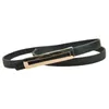 Belts Exquisite Workmanship Lightweight Multi Holes Faux Leather Metal Closure Skinny Waist Belt Elegant For Dress