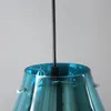 Lampes suspendues lampes LED nordiques couleur verre lampe suspendue Loft cuisine Suspension Luminaire lave luminairesPendentif