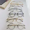 Очки для очков женские мужчины дизайнерские очки Brand Clear Lens Очки 912 с корпусом W220423