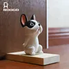Roogo Dog Animal Door Stops Wedge Door Stopper Creative Block Home Office Enfants Chambre Porte de sécurité Figurines miniatures mignonnes 201013