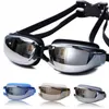 Profesyonel Yüzme Goggles Erkek Kadın Anti-Fog UV Koruma Yüzme gözlükleri Su Geçirmez Silikon Yüzme Gözlükleri Yetişkin Gözlük Y220428