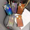 grid luxury designer show box phone cases for iPhone 13 12 11 pro promax X XS XSMAX 7 8 Plus Samsung note20 S21 A51 A71 Colorful thousand bird
