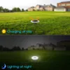 20LED Solar Power Disk Light Outdoor Garden Underground Deck Spotlight Buried Led Lamp Decoration 220429