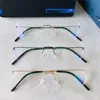 Mode solglasögon ramar Danmark varumärke titan skruvfria Rimless Lightweight Retro Square Glasses Frame Men Women Optical Recept Eye