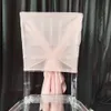 12 шт. румяно-розовый сетчатый капюшон из лайкры и шифоновая шапка с рюшами для декора свадебной вечеринки