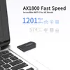 AX1800MBPS WIFI 6 USB-адаптер 1800M 2,4G/5 ГГц двойной полосы 802.11AX Беспроводная сетевая карта Wi-Fi Dongle Adapters USB3.0 для Windows 11