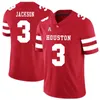 Houston Cougars College Football Maillots Keith Corbin Jersey David Anenih Payton Turner Jeremy Singleton Christian Trahan Cousu sur mesure