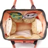 Lequeen Moda Mummy Mummy Maternity Bag Brand Grande Capacitar Bolsa de Mochila Viagem Backpack Designer Bolsa de Enfermagem Para Cuidados para o Baby 220514