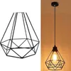 Hängslampor retro lätt bur järn hängande vintage led lampa e27 industriell loft matsal restaurang bar motsvarande