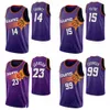 Association Basketball Déclaration imprimée City Jae Crowder Jersey 99 Cameron Johnson 23 Chris Paul 3 Devin Booker 1 DeAndre Ayton 22 Mikal