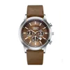 Cwp horloge heren topmerk HOLUNS echt 50m waterdicht leer heren zakelijk casual mode quartz horloges Montre Homme / 007 BRW Gift G1